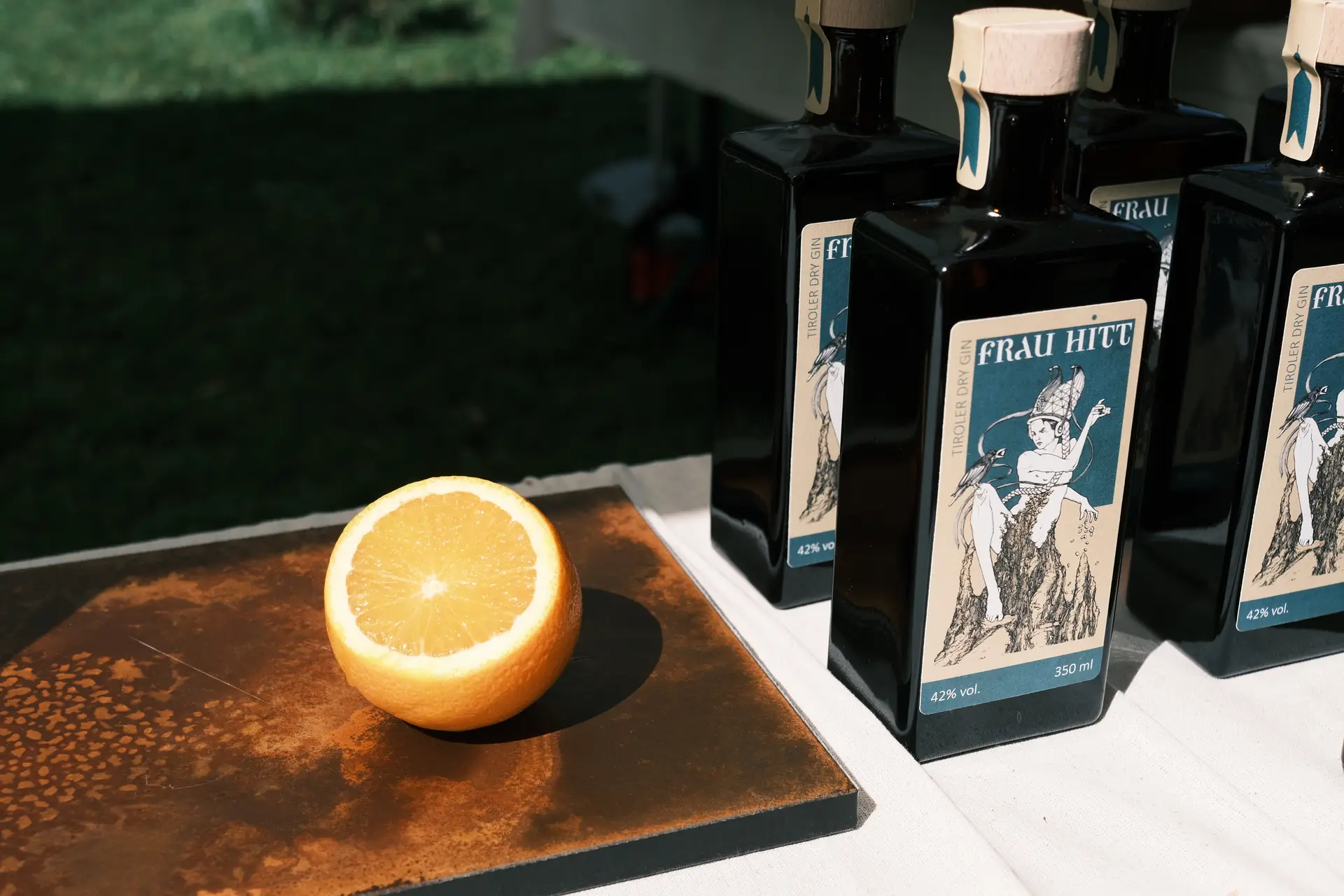 Frau Hitt Gin mit frischer Orange